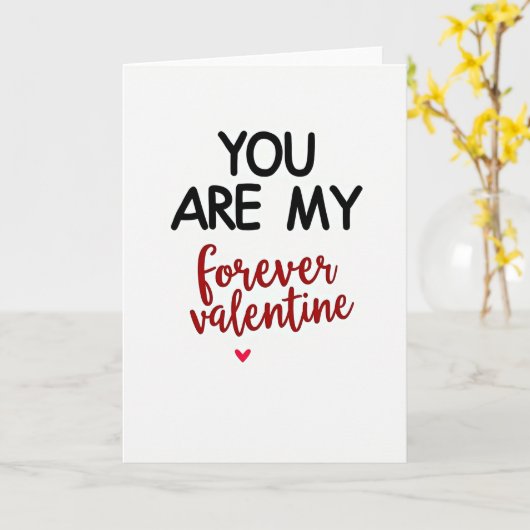 My Forever Valentine Love Card カード (黄色い花)