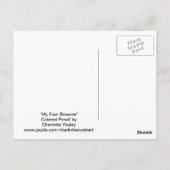 My Four Rescues Art Post Card ポストカード (裏面)