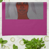 My Freckles Are My Positivity Symbol Kitchen Towel キッチンタオル (折り畳み)