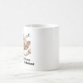 My Frenchie Snores Louder Than My Husband Funny De コーヒーマグカップ (中央)