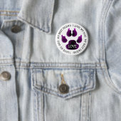 My Friend 最高の Paw Print Dog Canineボタン 缶バッジ (インサイチュ)