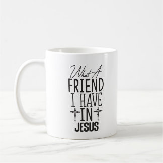 My Friend is Jesus コーヒーマグカップ