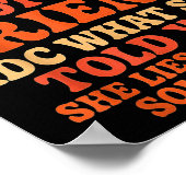 My Friend Not Your Friend Funny Drama Quote  ポスター (角)