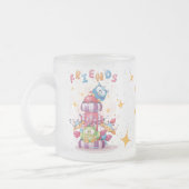 MY FRIENDSと私は熱狂する、 フロストグラスマグカップ (左)