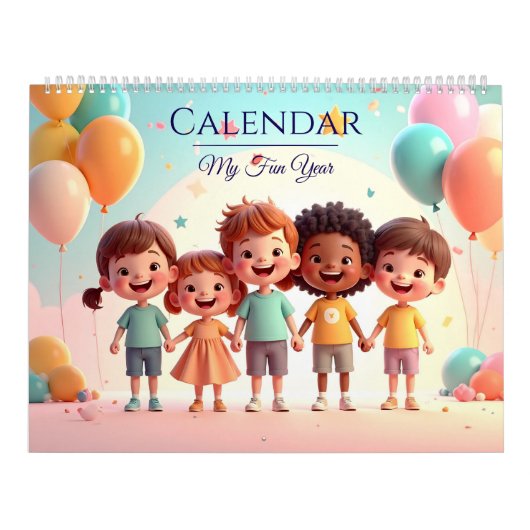 My Fun Year” children’s calendar カレンダー (カバー)