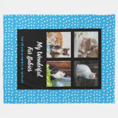 My Furベビーカスタム写真 フリースブランケット (正面(横))