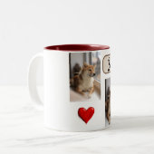 My Furry Friend Custom Dog Photo Mug with Name ツートーンマグカップ (正面左)