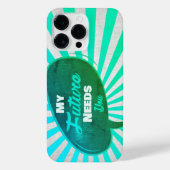 My Future Needs You - Funky Blue Edition iPhoneケース (裏面)