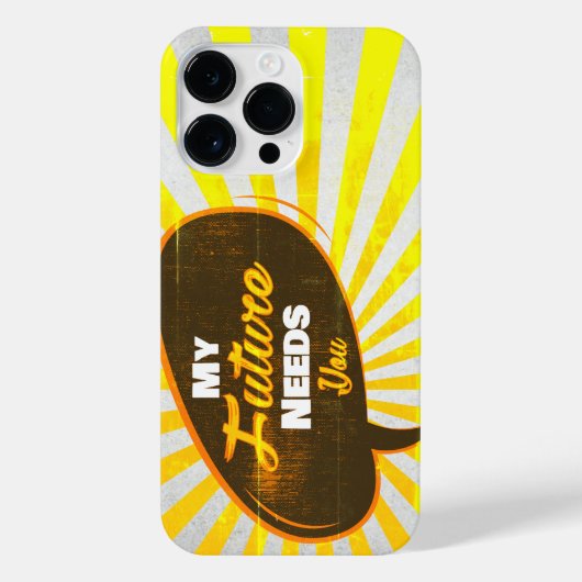My Future Needs You - Funky Edition  iPhoneケース (裏面)