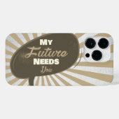 My Future Needs You - Light Vintage Edition  iPhoneケース (裏面横)