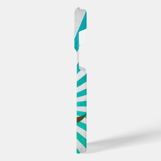 My Future Needs You - Retro Blue Edition  iPhoneケース (左側面)