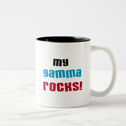 My Gamma Rocks Tシャツとギフト ツートーンマグカップ (右)