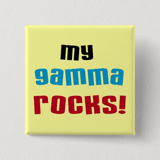 My Gamma Rocks Tシャツとギフト 缶バッジ (正面)