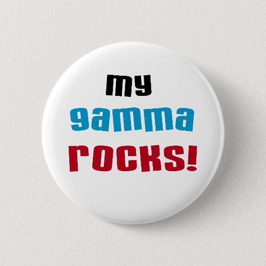 My Gamma Rocks Tシャツとギフト 缶バッジ (正面)