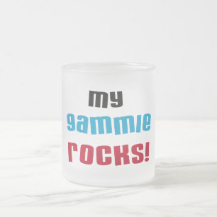 My Gammie Rocks Tシャツ&ギフト フロストグラスマグカップ