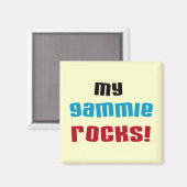 My Gammie Rocks Tシャツ&ギフト マグネット (正面/裏面)