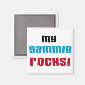 My Gammie Rocks Tシャツ&ギフト マグネット (正面/裏面)