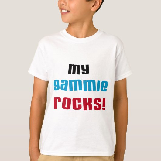 My Gammie Rocks Tシャツ&ギフト Tシャツ (正面)