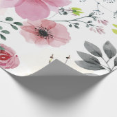 My Garden Flowers （水彩技法） ラッピングペーパー (角)