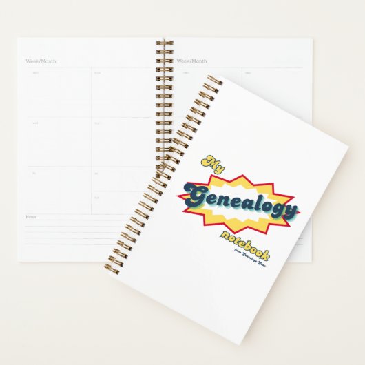 My Genealogy Notebook (planner version) プランナー手帳 (ディスプレー)