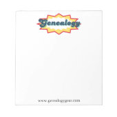 My Genealogy Notepad ノートパッド (正面)