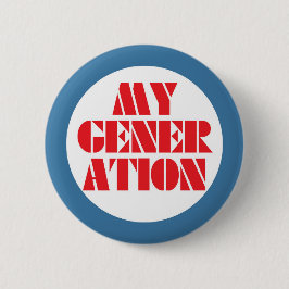 My Generation 1960s Buttomn 缶バッジ