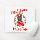 My German Shepherd Is My Valentine Funny Dog Lover マウスパッド (マウス)