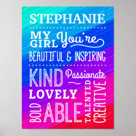 My Girl Amazing賛辞ポスター ポスター