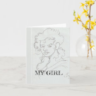 My Girl-greetカード カード