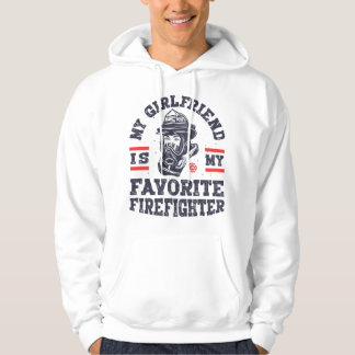 My Girlfriend Is My Favorite Firefighter Funny Boy パーカ