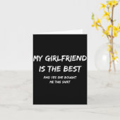 My Girlfriend Is The And Yes She Bought Me This  カード (黄色い花)