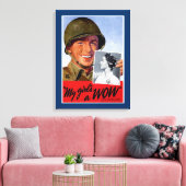 My Girls A Wow キャンバスプリント (インサイチュ (リビング))