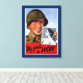 My Girls A Wow キャンバスプリント (インサイチュ (ウッドフロア))