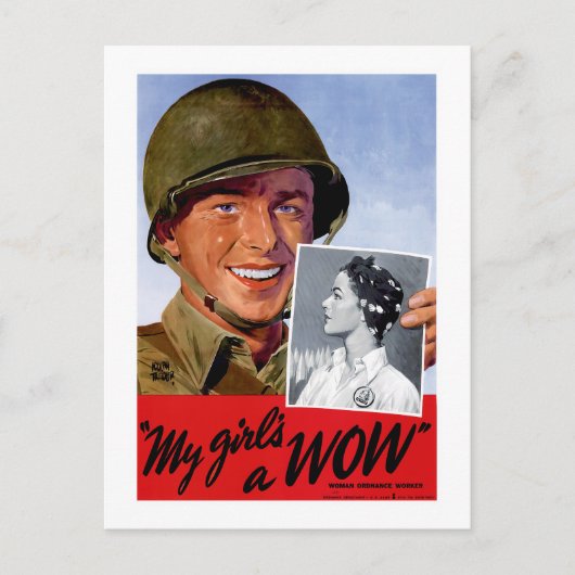 My Girls A Wow ポストカード (正面)