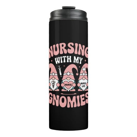 My Gnomiesで看護格言ナースライフバレンタイン タンブラー (正面)