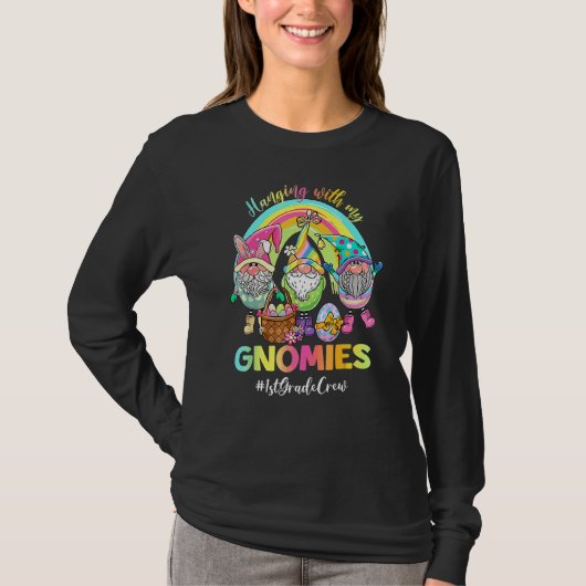 My Gnomiesぶら下がったとの1年生先生Happy Ea Tシャツ (正面)