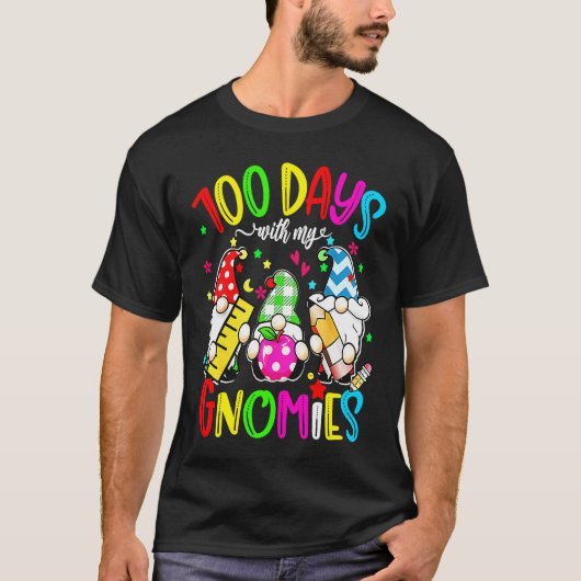 My Gnomies Chillin日との100格言先生 Tシャツ (正面)