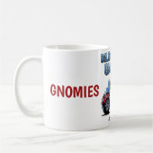 My Gnomies Funny Motorcycle Gnome Coffee Mug コーヒーマグカップ (左)