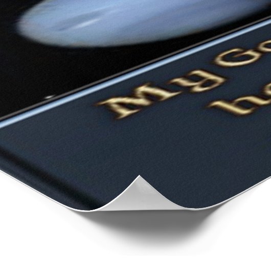 My God is a awesome God poster ポスター (角)