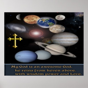 My God is a awesome God poster ポスター