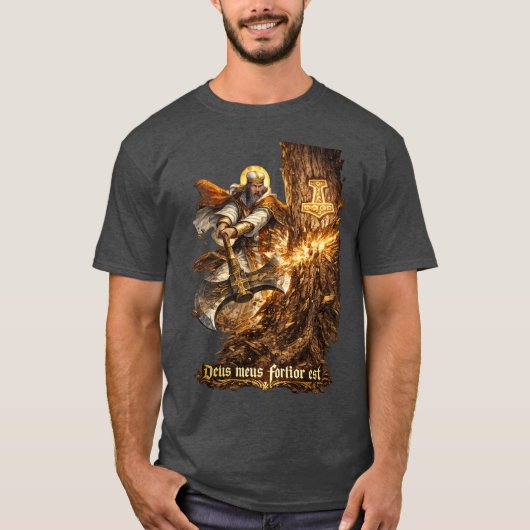 My God is Stronger T-Shirt Tシャツ (正面)