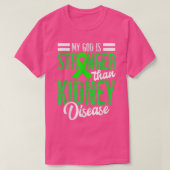 My God is Stronger than Kidney Disease for a Dialy Tシャツ (デザイン正面)