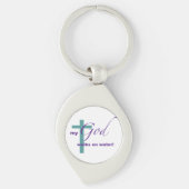 My God walks on Water! キーホルダー (正面)