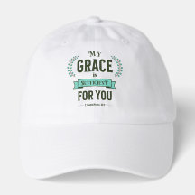 My Grace is Sufficient Scripture Teal