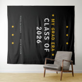 My Grad Era Class of 2026 Photo Backdrop タペストリー (インサイチュ(横))