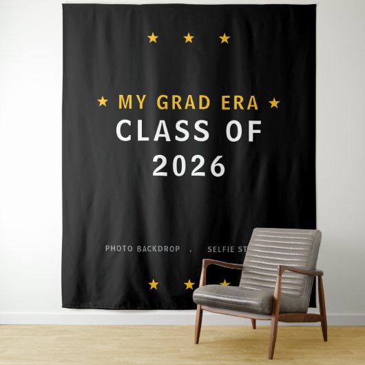 My Grad Era Class of 2026 Photo Backdrop タペストリー (インサイチュ)