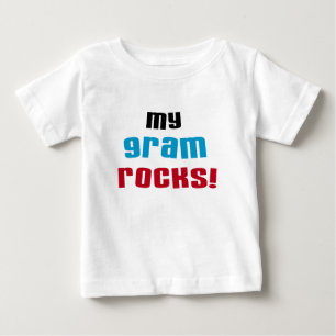 My Gram Rocks Tシャツとギフト ベビーTシャツ