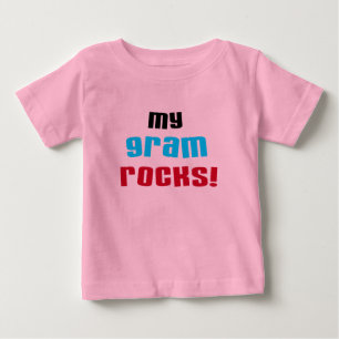 My Gram Rocks Tシャツとギフト ベビーTシャツ