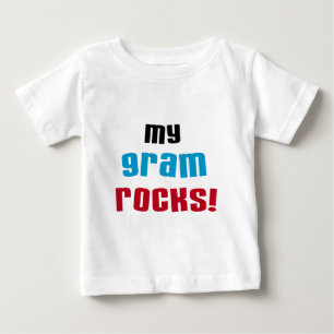 My Gram Rocks Tシャツとギフト ベビーTシャツ