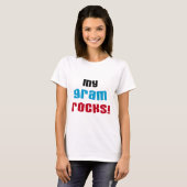 My Gram Rocks Tシャツとギフト Tシャツ (正面フル)